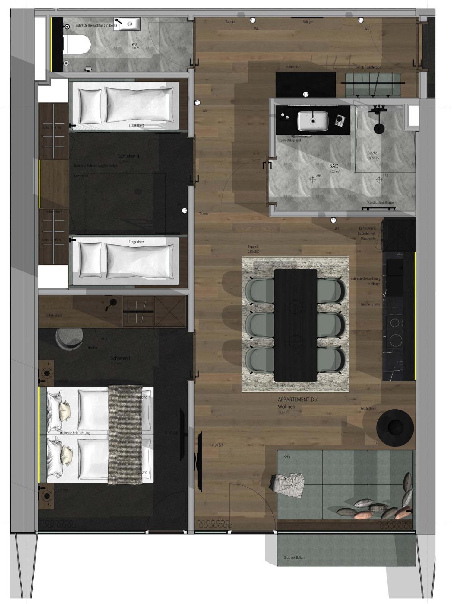 Superior Familiensuite mit 2 Schlafzimmern